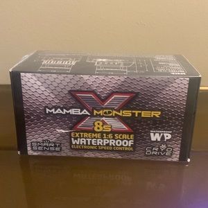Mamba x monster 8s 1:6 scale waterproof electronic speed control.